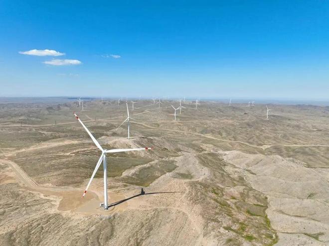 中国电建EPC总承包的乌兹别克斯坦首个大型风电项目正式投运